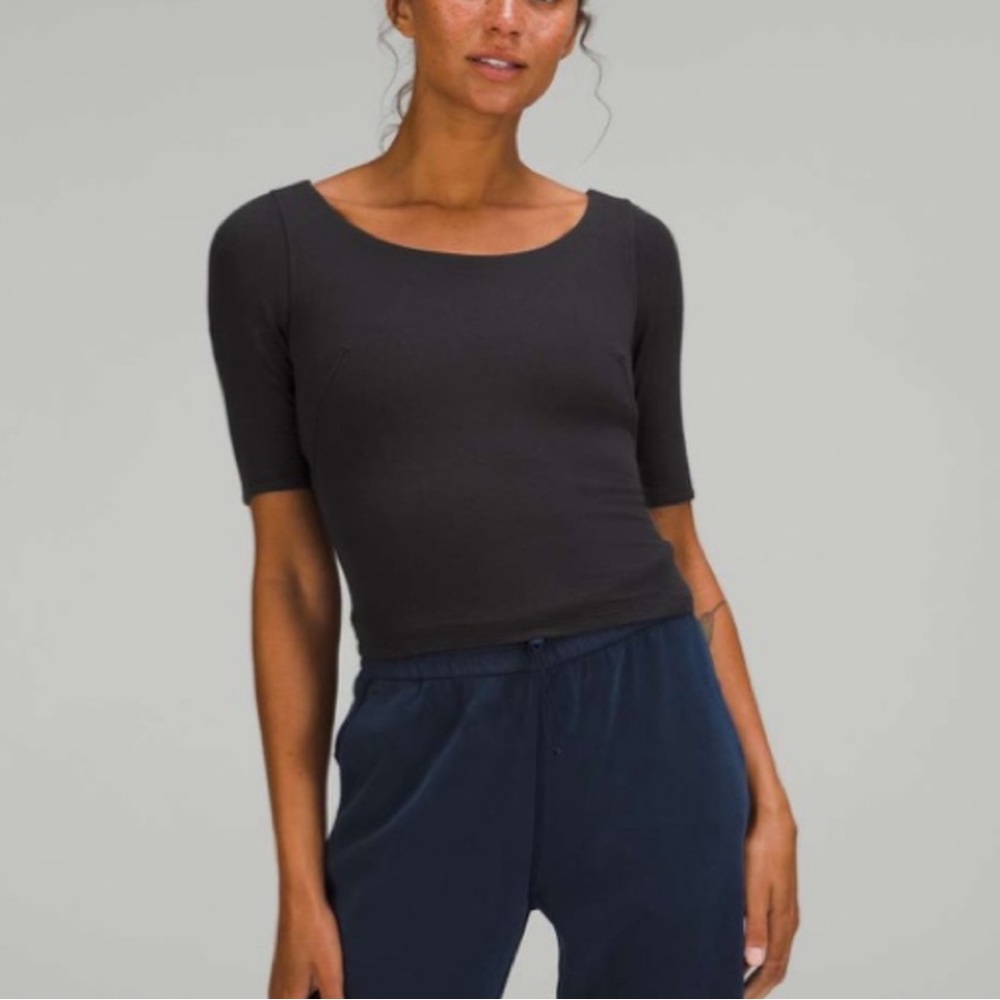 Lululemon Ribbed Crop Shirt